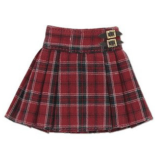 Preppy Pleated Skirt (Red), Azone, Accessories, 1/6, 4560120203140